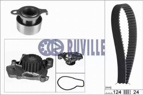 Ruville 57401721 - Water Pump & Timing Belt Set autospares.lv