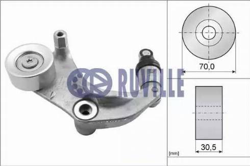 Ruville 57431 - Belt Tensioner, v-ribbed belt autospares.lv