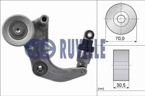 Ruville 57437 - Belt Tensioner, v-ribbed belt autospares.lv