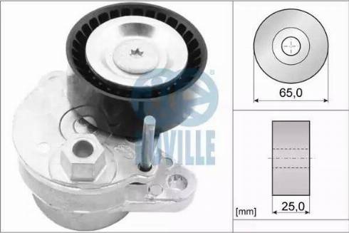 Ruville 57528 - Belt Tensioner, v-ribbed belt autospares.lv