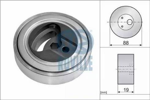 Ruville 57720 - Pulley, v-ribbed belt autospares.lv