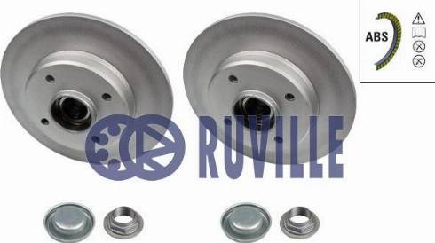 Ruville 6644BD - Brake Disc autospares.lv