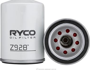 RYCO Z928 - Oil Filter autospares.lv