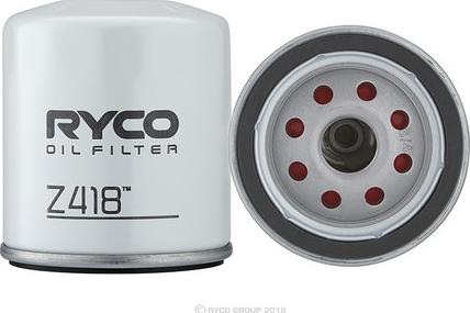 RYCO Z418 - Oil Filter autospares.lv