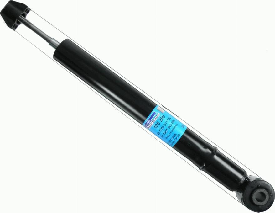 SACHS 105 299 - Shock Absorber autospares.lv