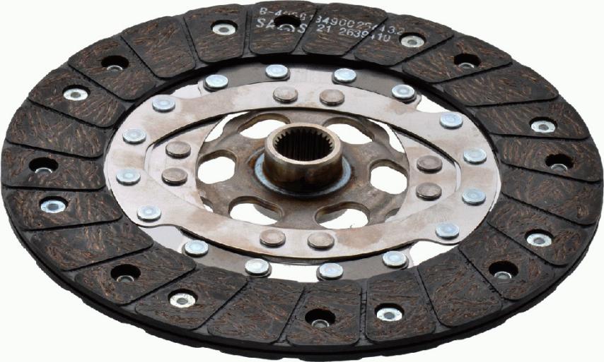 SACHS 1 864 527 337 - Clutch Disc autospares.lv