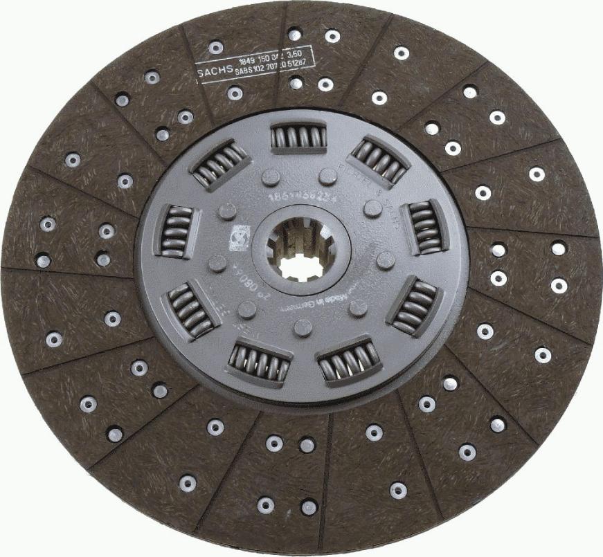 SACHS 1 861 438 234 - Clutch Disc autospares.lv