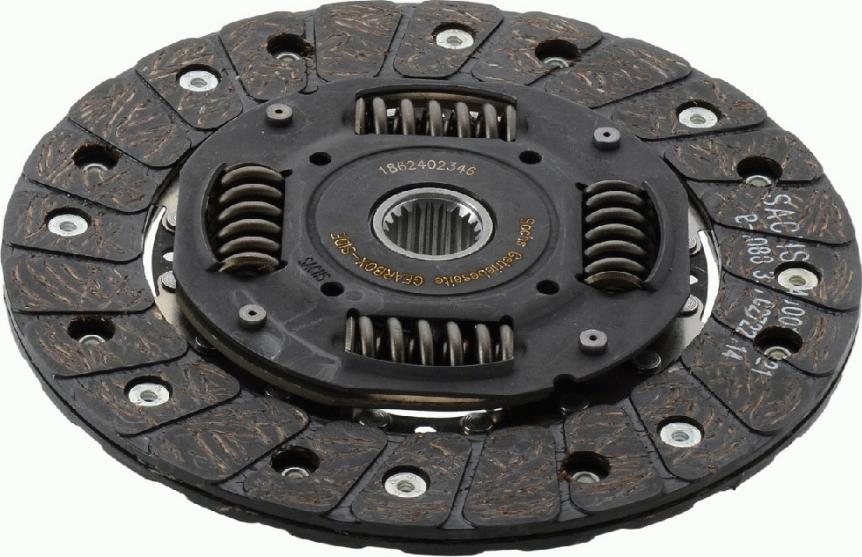 SACHS 1 862 402 346 - Clutch Disc autospares.lv