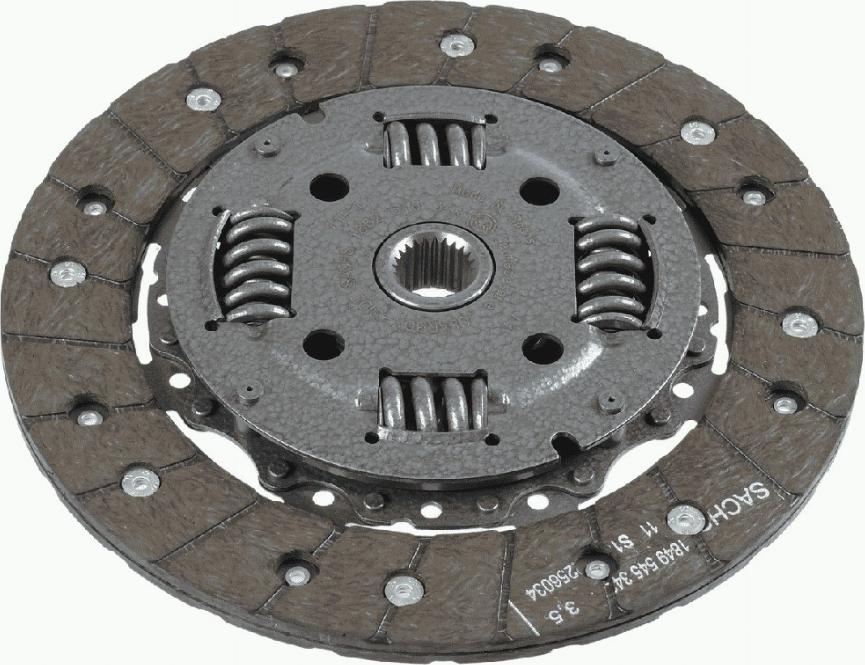 SACHS 1 862 516 344 - Clutch Disc autospares.lv