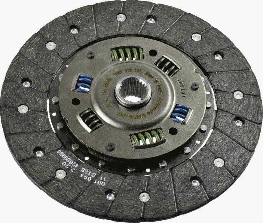 SACHS 1 862 348 031 - Clutch Disc autospares.lv