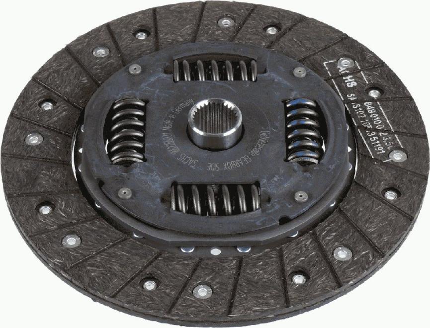 SACHS 1 862 265 031 - Clutch Disc autospares.lv