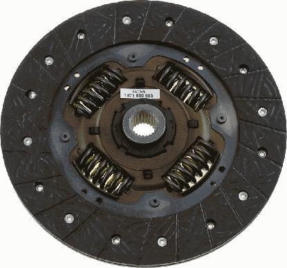 SACHS 1878 600 903 - Clutch Disc autospares.lv