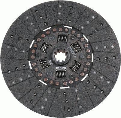 SACHS 1878 600 555 - Clutch Disc autospares.lv