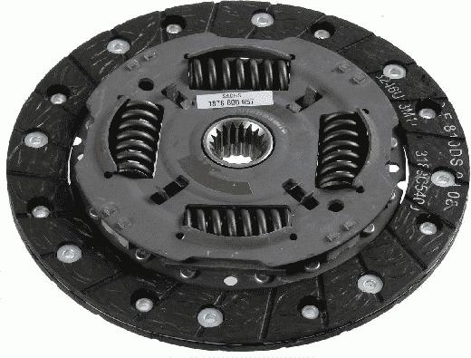 SACHS 1878 600 657 - Clutch Disc autospares.lv