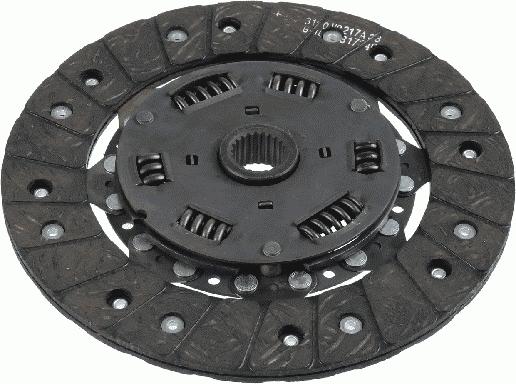 SACHS 1878 600 662 - Clutch Disc autospares.lv