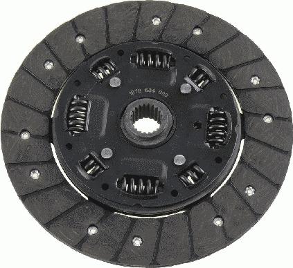 SACHS 1878 634 009 - Clutch Disc autospares.lv