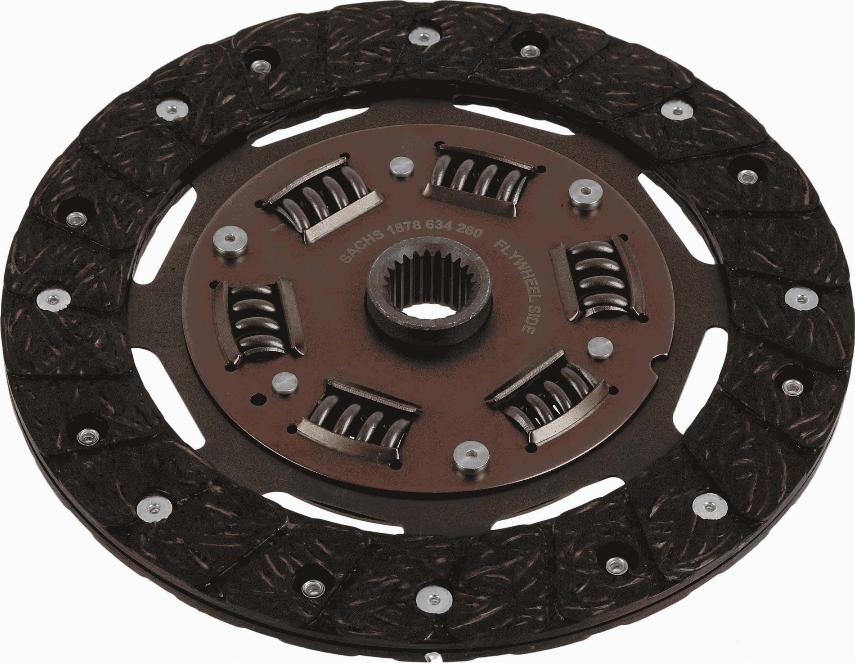 SACHS 1878 634 260 - Clutch Disc autospares.lv