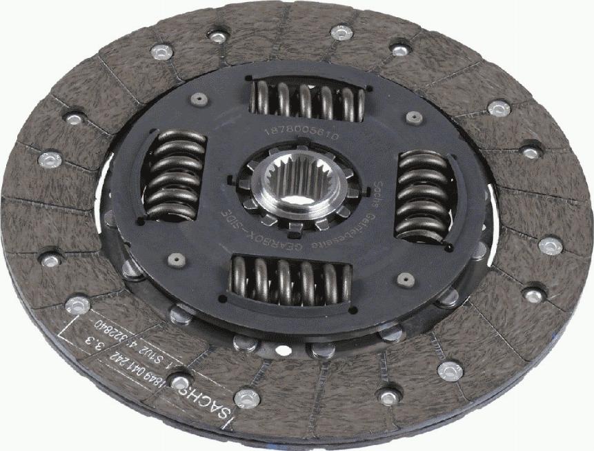 SACHS 1878 005 610 - Clutch Disc autospares.lv