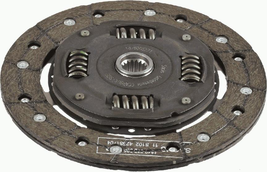 SACHS 1878 005 271 - Clutch Disc autospares.lv