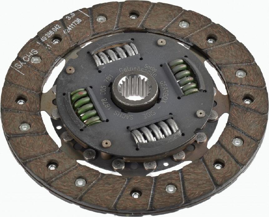 SACHS 1878 005 781 - Clutch Disc autospares.lv