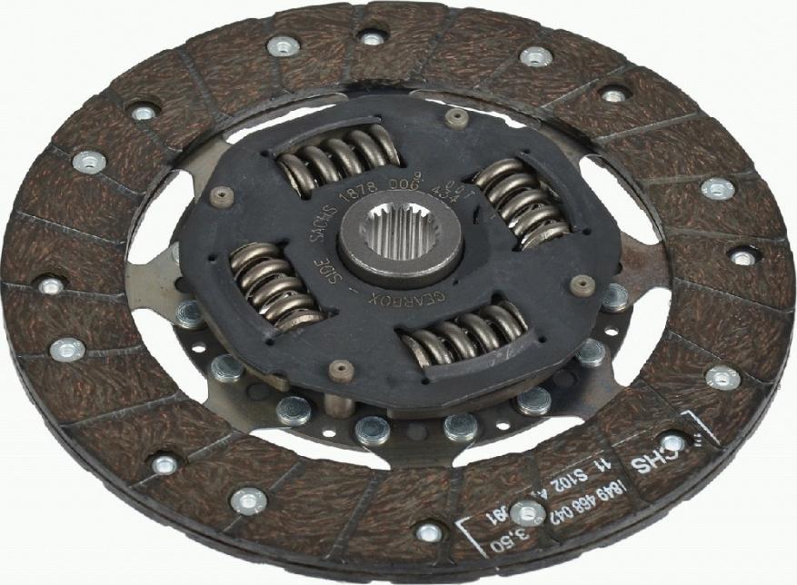 SACHS 1878 006 434 - Clutch Disc autospares.lv