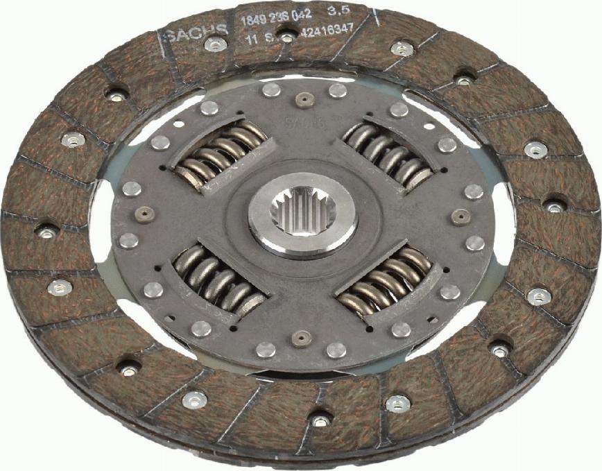 SACHS 1878 006 114 - Clutch Disc autospares.lv