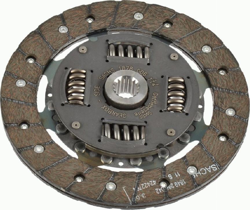 SACHS 1878 006 114 - Clutch Disc autospares.lv