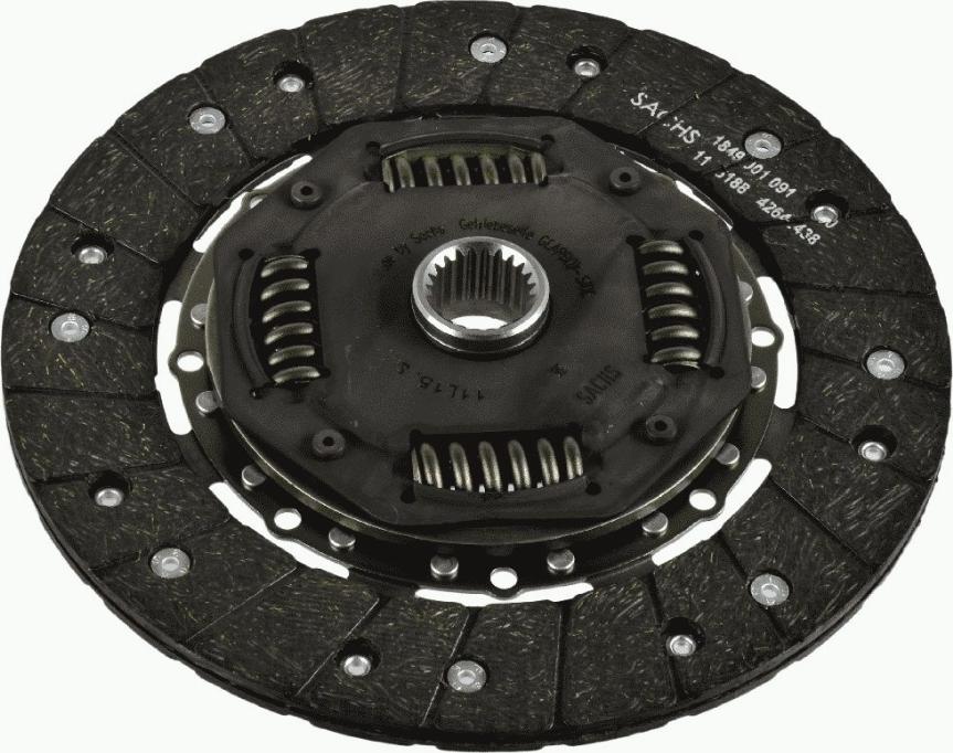 SACHS 1878 000 193 - Clutch Disc autospares.lv