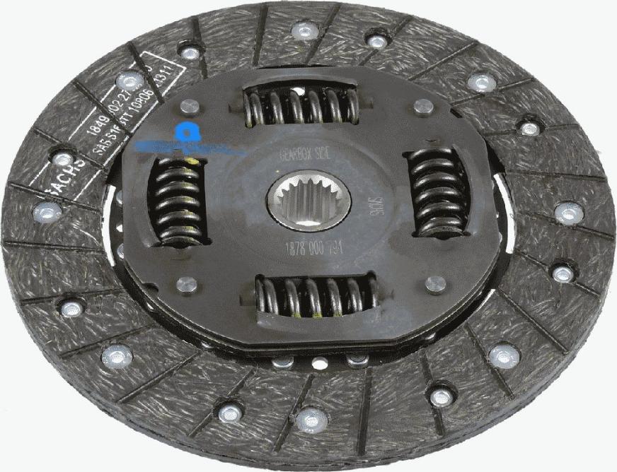 SACHS 1878 000 794 - Clutch Disc autospares.lv