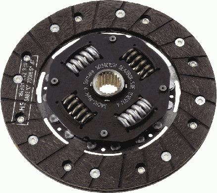 SACHS 1 878 001 031 - Clutch Disc autospares.lv