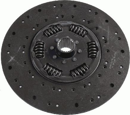 SACHS 1878 003 869 - Clutch Disc autospares.lv