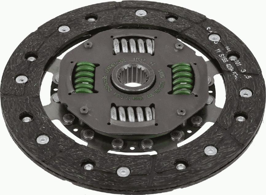 SACHS 1 878 002 522 - Clutch Disc autospares.lv