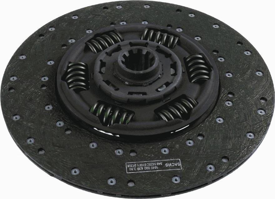 SACHS 1 878 002 139 - Clutch Disc autospares.lv