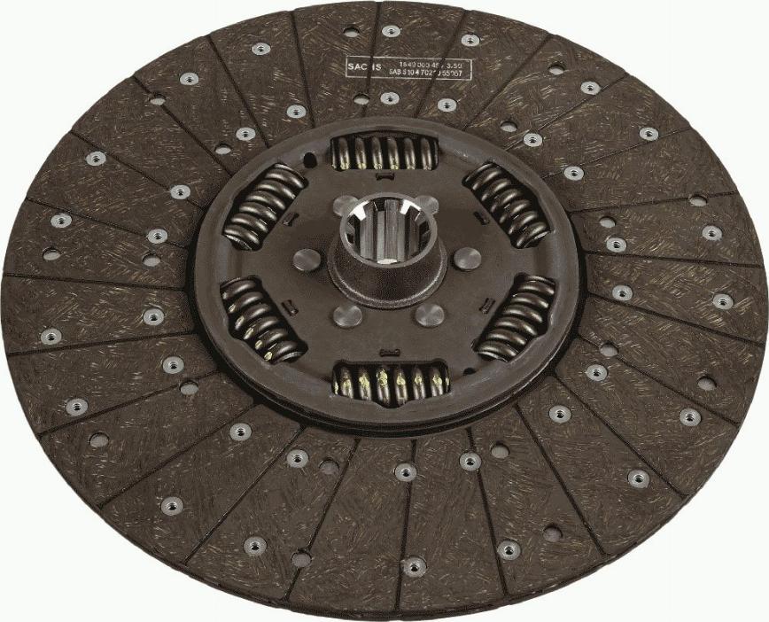 SACHS 1878 002 706 - Clutch Disc autospares.lv