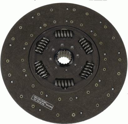 SACHS 1878 002 732 - Clutch Disc autospares.lv