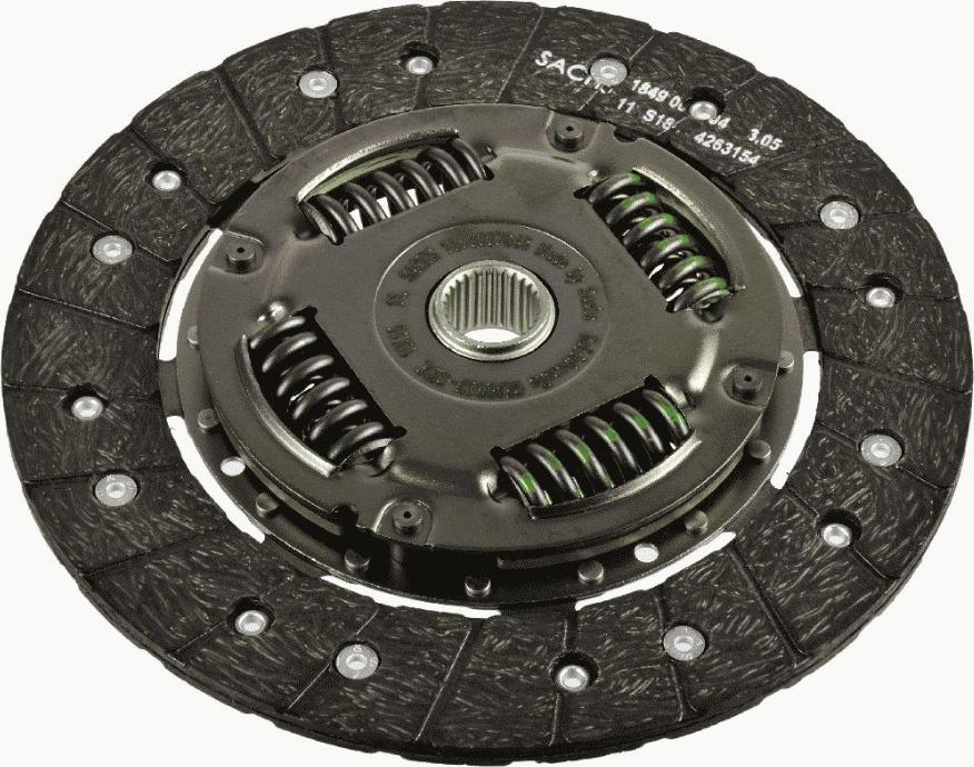 SACHS 1878 007 649 - Clutch Disc autospares.lv