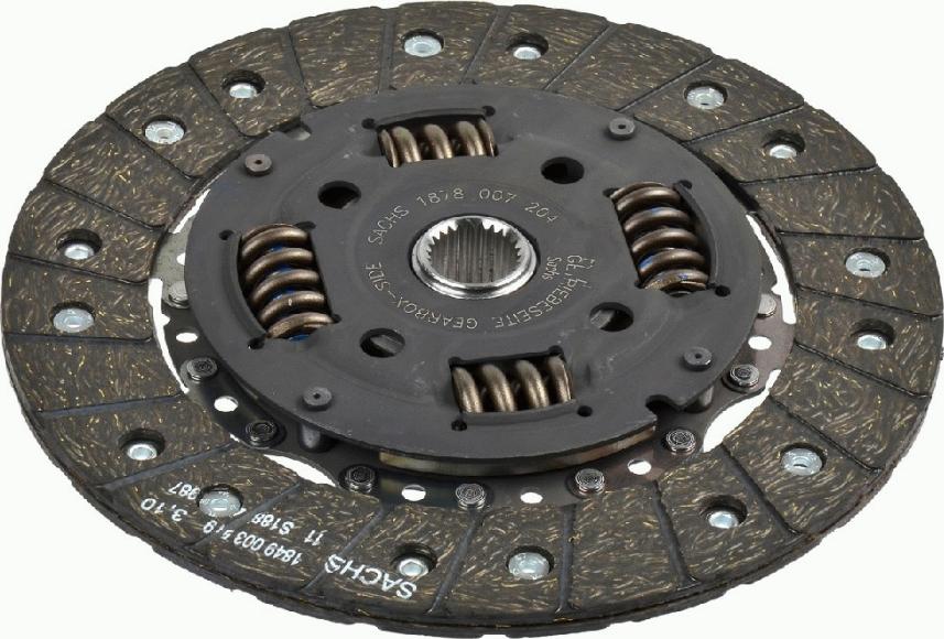 SACHS 1878 007 204 - Clutch Disc autospares.lv