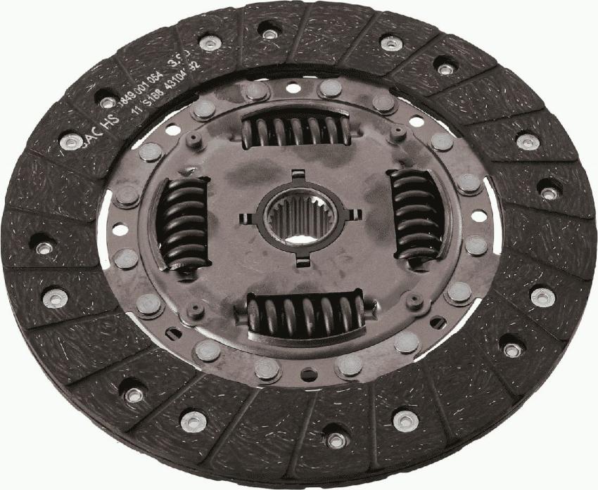 SACHS 1 878 030 841 - Clutch Disc autospares.lv