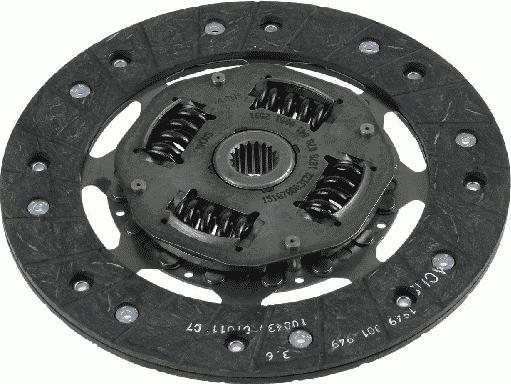 SACHS 1878 078 041 - Clutch Disc autospares.lv