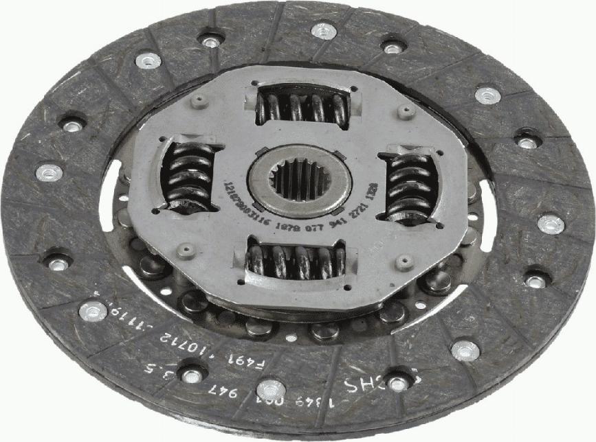 SACHS 1878 077 941 - Clutch Disc autospares.lv