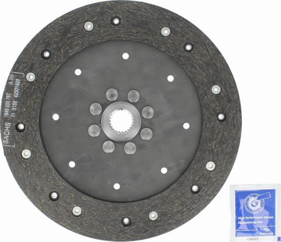 SACHS 881864 001707 - Clutch Disc autospares.lv