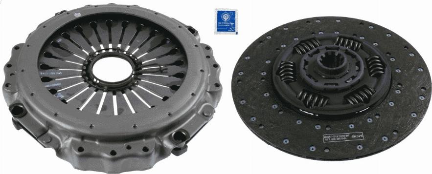 SACHS 3400 000 358 - Clutch Kit autospares.lv