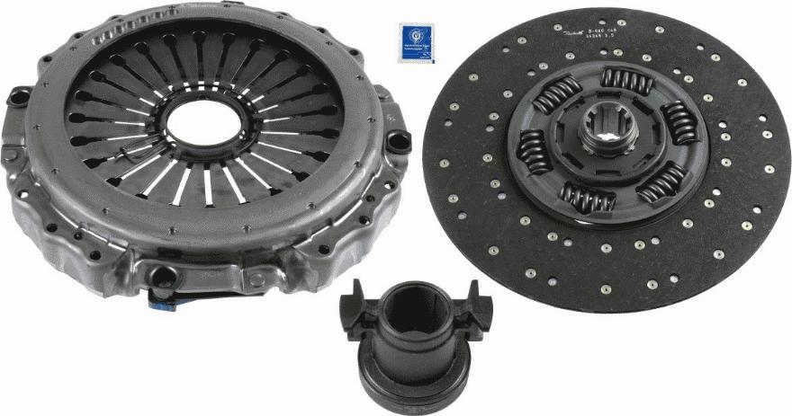 SACHS 3400 122 501 - Clutch Kit autospares.lv