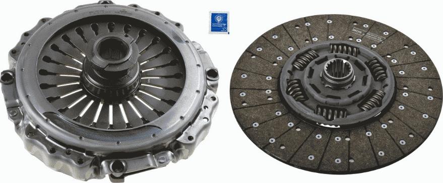 SACHS 3 400 700 446 - Clutch Kit autospares.lv