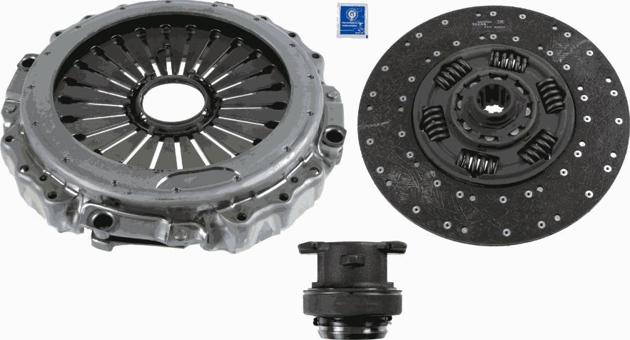 SACHS 3 400 700 461 - Clutch Kit autospares.lv