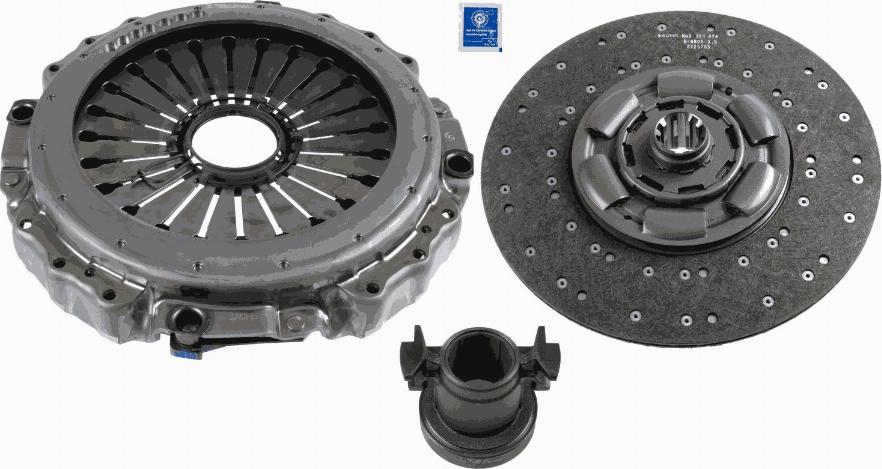 SACHS 3 400 700 411 - Clutch Kit autospares.lv