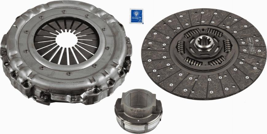 SACHS 3400 700 651 - Clutch Kit autospares.lv