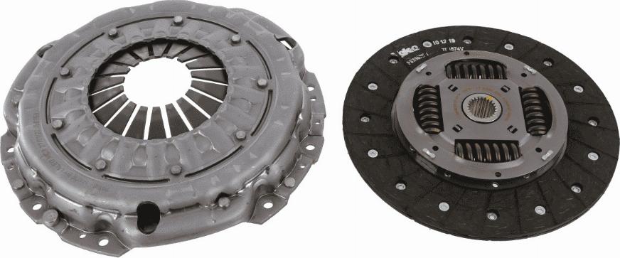 SACHS 3400 700 673 - Clutch Kit autospares.lv