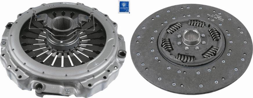 SACHS 3 400 700 343 - Clutch Kit autospares.lv