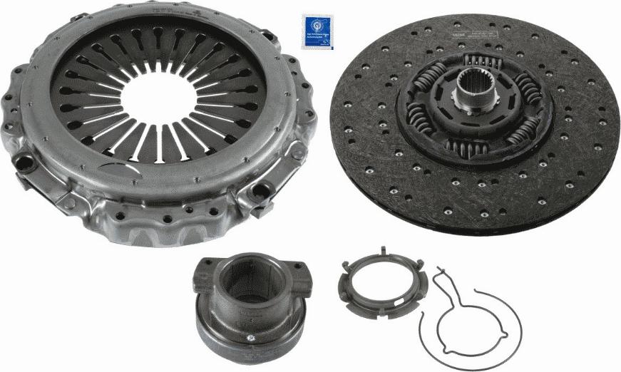 SACHS 3400 700 356 - Clutch Kit autospares.lv